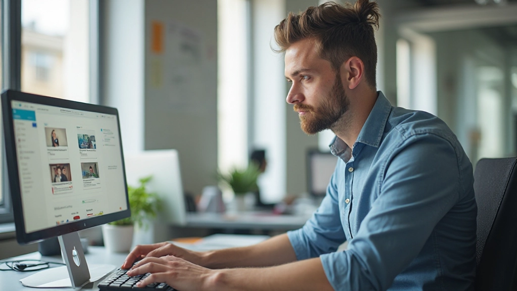 Макет экрана с интерфейсом конструктора email кампаний