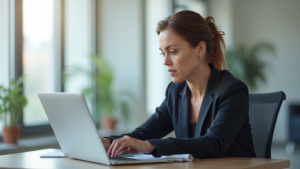 Профессиональное рабочее пространство с компьютером и планированием email кампании